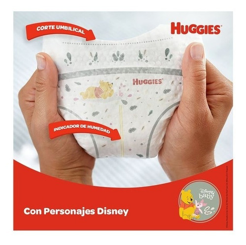 Imagen 3 de 9 de Pañales Bebe Huggies Natural Care Talla Pequeña 8x30 Und