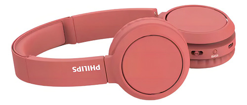 Audifono Bluetooth Philips Rojo. Tah4205 Over Ear Color Rojo