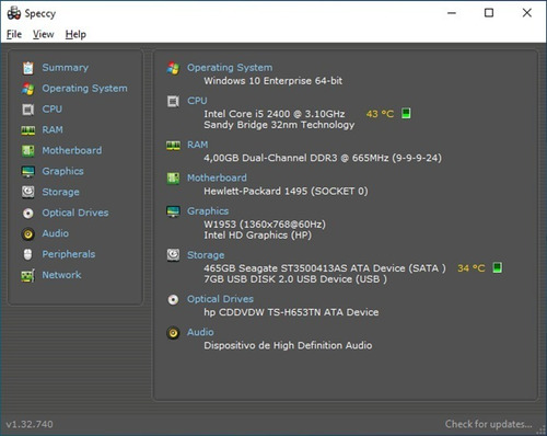 Cpu Hp I5 2400, 4gb Ddr3, Hd500gb (1)