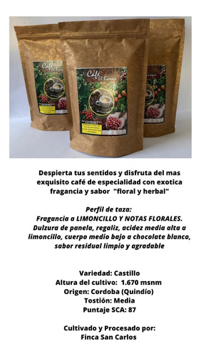 Café El Bosque,2500gr