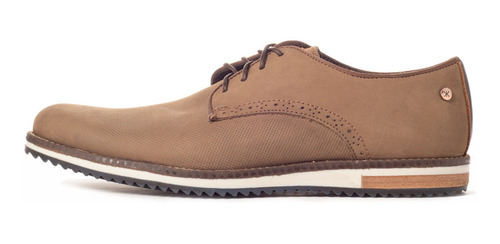 Zapato De Piel Karosso Kasual 1309 Toupe
