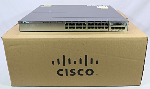 Switch Cisco Ws-c3750x-24p Con Modulo 4x1g ¡factura! (Reacondicionado)