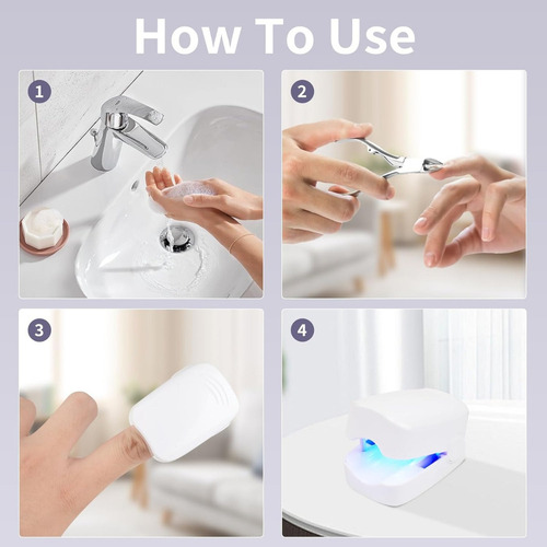 Dispositivo De Limpieza Con Luz Para Hongos En Las Uñas Weil