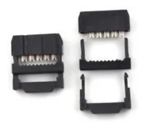 Conector Para Cable Plano De 10 Pines Fc-10 2 Filas De 5 Pin