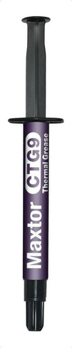 Pasta Térmica Maxtor Ctg9 De 4 Gr. Conductividad 13.5 W/m.k Grey 4g Box