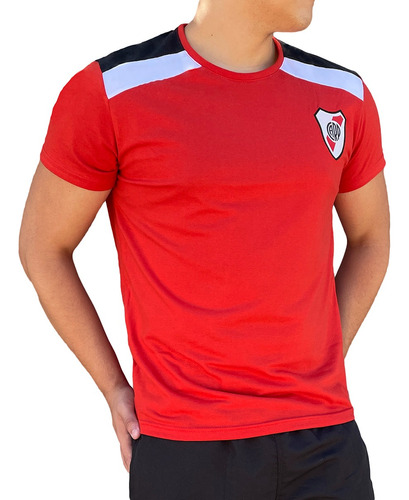 Remera Con Nuevo Escudo River Plate Oficial 