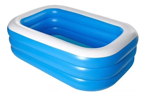 Piscina Inflable Grande Rectangular Familiar 210x140x60