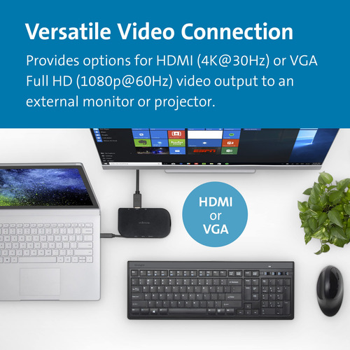 Dock Kensington Sd1610p Para Microsoft Surface Pro 9, 8, 7