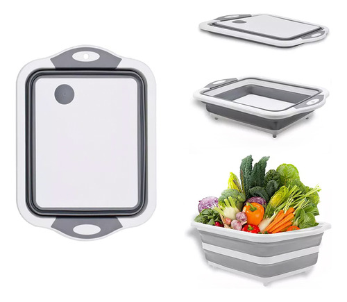 Pack Bowl Multifuncional + Tabla De Corte 3 En 1 Simplit
