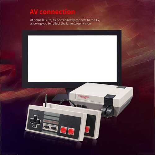 Mini Consola Retro Nes 620 Juegos En 1 Dos Controles
