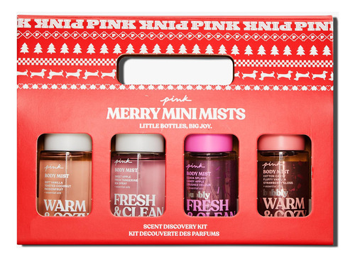 Set De Regalo Perfume Victoria's Secret Pink Mini Mist, 4 X