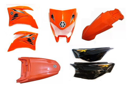 Kit Carenagem Xtz 250 Lander X 2009  Laranja