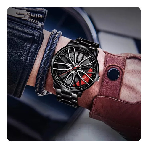 Reloj Original Moda Disco Llanta Rin Calipers Metal 4 Color