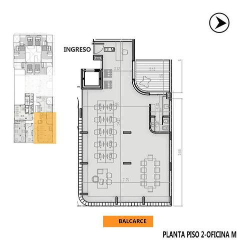Imagen 8 de 30 de Oficina Amplia En Edificio Premium Con Balcon Divisible Centro