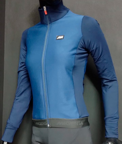 Imagen 3 de 5 de Campera Ciclismo Magenta Pwr Flex Ii Frizada