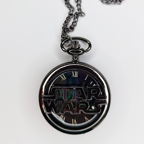 Reloj De Bolsillo Star Wars La Guerra De Las Galaxias Cadena