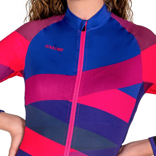 Imagen 2 de 6 de Jersey Ciclismo Manga Larga Power Band Souldier