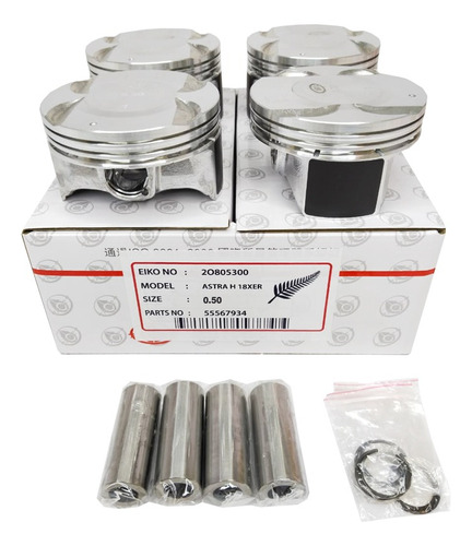 Set Piston 050 Chevrolet Cruze Opel Astra 1.8l 2h0 A18xer