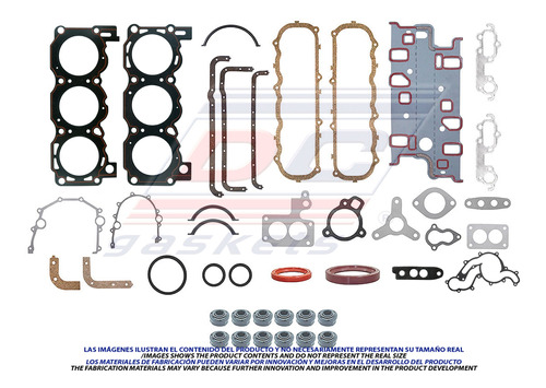 Empaque Completo Aerostar 2wd 6 Cil. 2.8l 1986