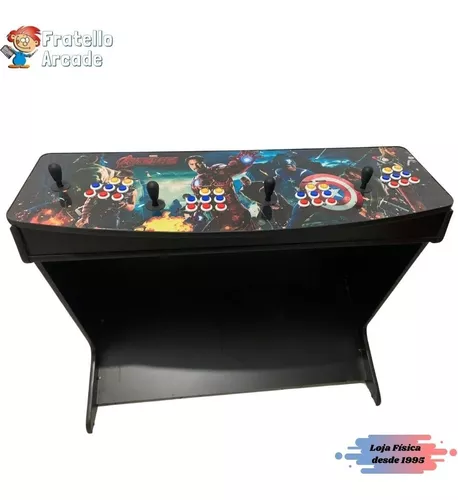 Fliperama Portátil Personalizado, Milhares de Jogos. - Arcade Play Games