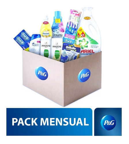 Caja Mensual Limpieza Y Cuidado Personal Pg (9 Unidades)