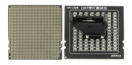 3 Tarjeta Analizador Pc Enchufe Cpu 1207 Led Para Placa Base