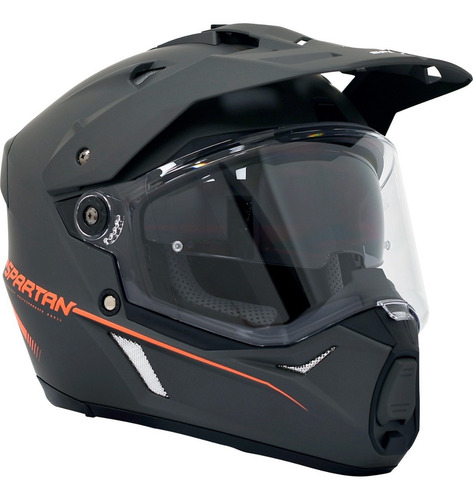 Imagen 4 de 7 de Casco Spartan Wolf Ds Solid