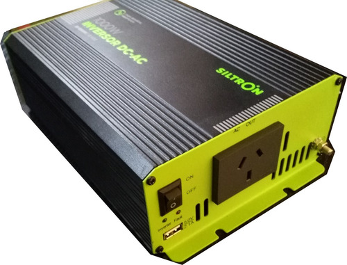 Imagen 2 de 4 de Conversor Inversor 12v A 220v 1000w Siltron Senoidal Modific