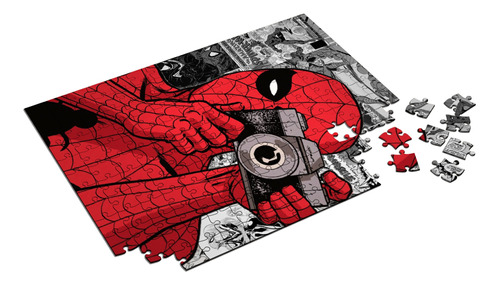 Quebra Cabeça Personalizado Marvel Spider-man 48 Peças