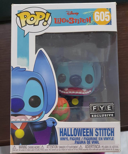 Funko Pop! Disney Stitch #605 Halloween Stitch Fye Eclusive