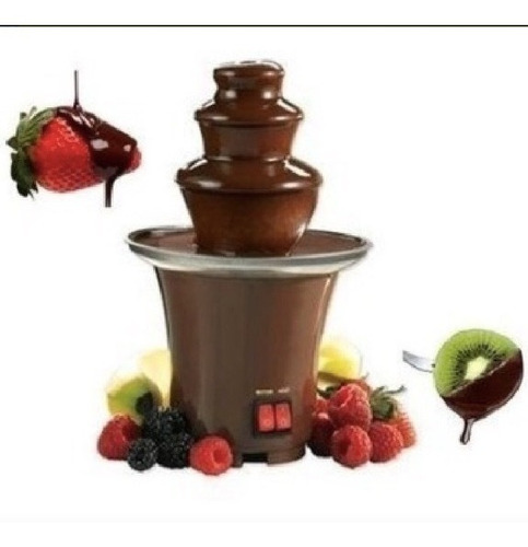 Cascada Fuente De Chocolate Fondue Tres Niveles