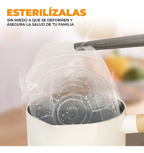 Tapas Reutilizables Herméticas De Silicona Flexible 6pzs.
