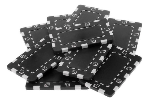 Rectángulo Cerámica Fichas De Poker 10 Mahjong &
