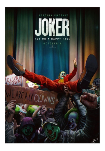 Poster Joker Guasón Pelicula 50x70cm