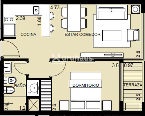 Departamento A Estrenar 1 Dormitorio Punta Del Este