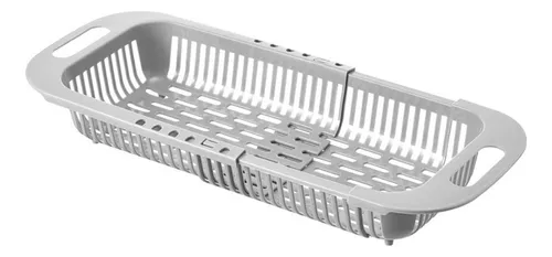 Escurridor Ajustable Cesta De Drenaje Cuadrada Extensible La