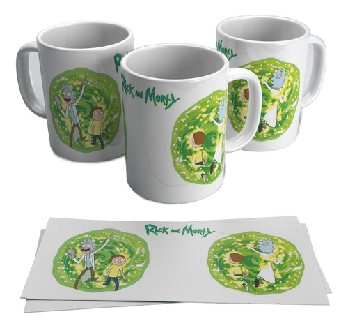 Taza Mágica 11 Oz / Rick & Morty , M04 (1 Pz)