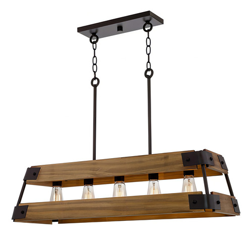 Kira Home Griffin - Lampara De Cocina Con 5 Luces, 34.0 in