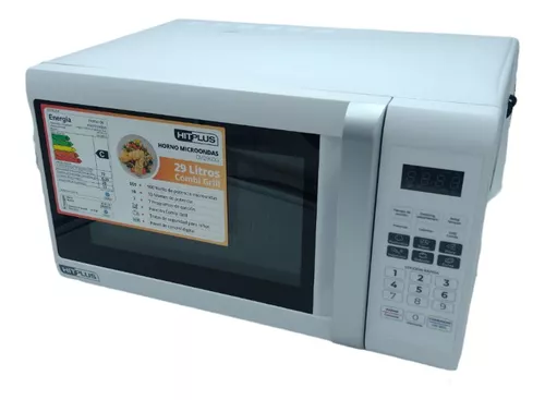 Horno microondas Hitplus CM206D 🍖🍗🍲 Color: Blanco Características: 20  litros de capacidad 700 watts de potencia microondas 10 niveles de po…