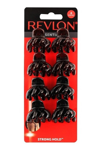 Clips Mini Para Cabello Revlon Essentials 8 Dientes  8 Un