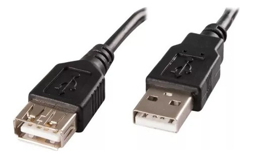 Cable Usb 2.0 Alargue Extensor 70cm Macho Hembra Datos Carga