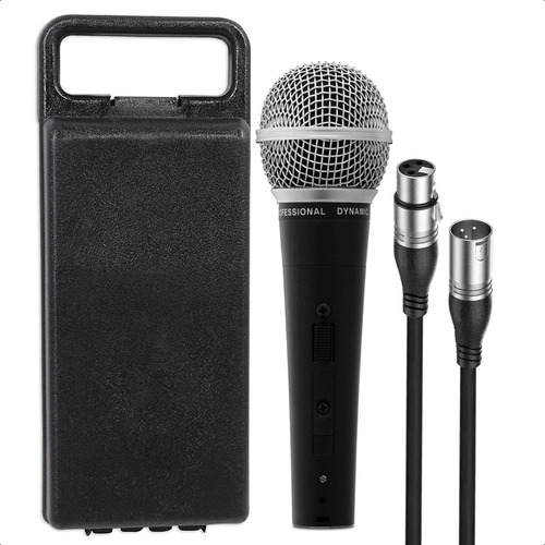 Microfono Profesional Dinamico Sn58 Sm58 + Cable #143