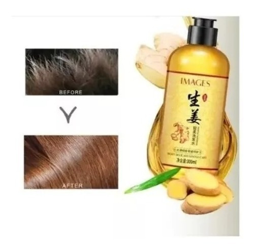 Shampoo Reparador Raíz Jengibre Anticaída Crecimiento.
