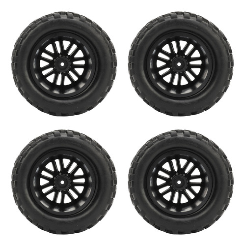 Juego De Neumáticos Rc Rubber Tires Racing, 4 Unidades, Rued