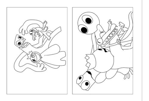 Desenhos de Rainbow Friends para Colorir