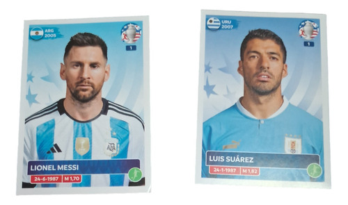 Lionel Messi + Luis Suarez Copa America Usa 2024 Panini 