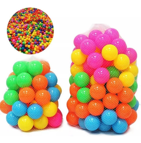 Pelotas Para Piscina Pack X 500 Pcs Multicolores Premium