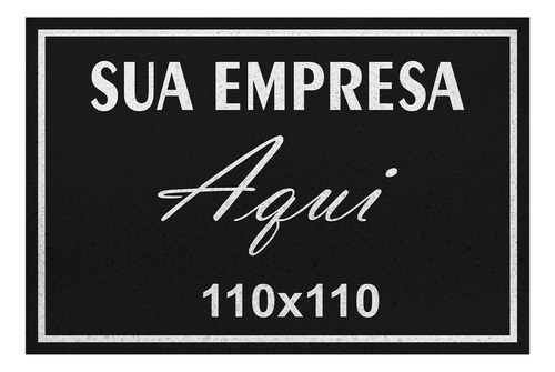 Tapete Capacheria Personalizado - De 110cm X 110cm