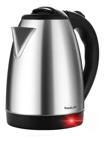 Kwalux Tetera Cafetera Eléctrica Plateada Capacidad 2litros Color Plateado
