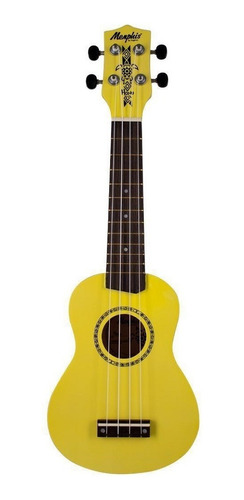 Ukulele Tagima Memphis Honu Nylon Neon Yellow Amarelo